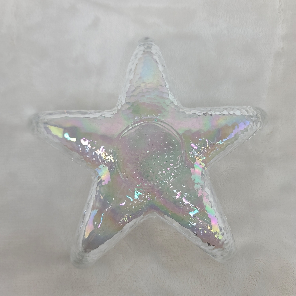 Akcam (4) Vintage Iridescent Starfish Appetizer/Tidbit Dishes Handmade in Turkey - Picture 7 of 17